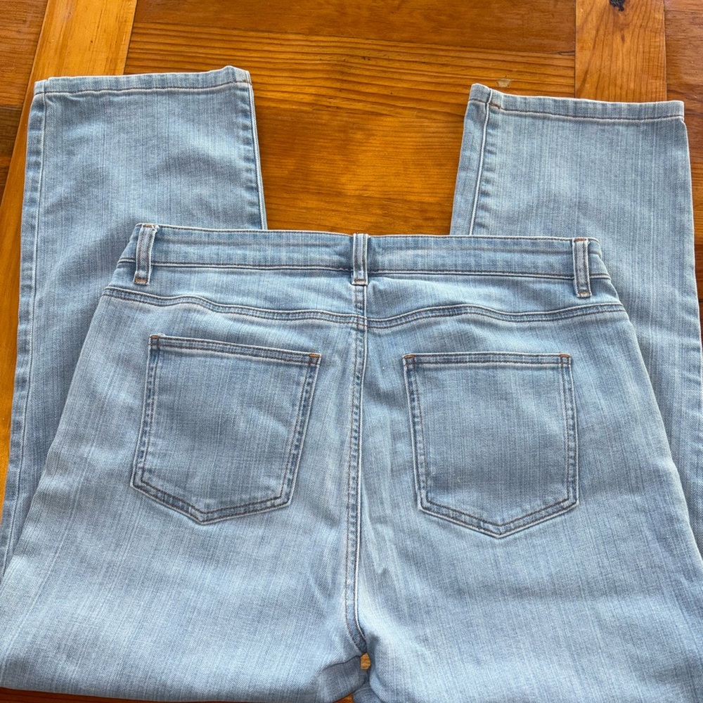 Eileen Fisher 16P Light Blue Jeans - Picture 5 of 5